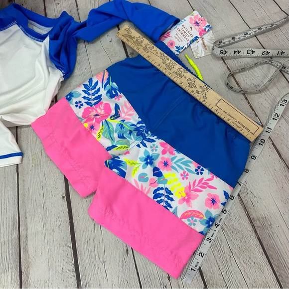 tommy bahama kids toddler swim trunks rash guard set Mismatched sized 4T/3T - Picture 4 of 9